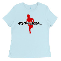 Baby Blue box car racer Ladies Tee - artisFamous