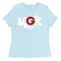 Baby Blue machine gun Ladies Tee - artisFamous