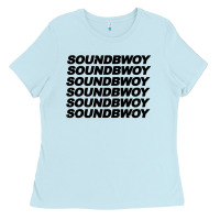 Baby Blue soundbwoy Ladies Tee - artisFamous