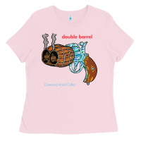 Bubblegum Pink Double Barrel Ladies Tee - artisFamous