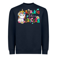 Navy sparkle like a unicorn Heavyweight Sweatshirt - AdoDesignShop