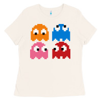 Bone pacman ghosts cool retro 80s Ladies Tee - artisFamous
