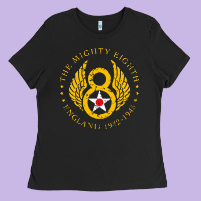 Mighty Eighth   8th Air Force Ladies Tee Designed By Artisfamous