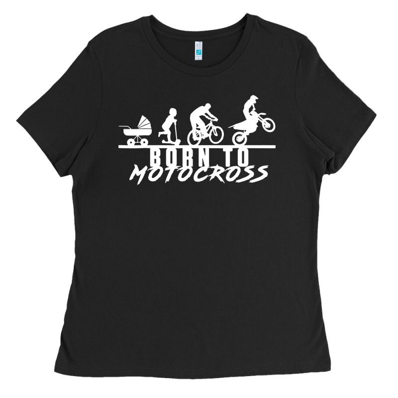 Motocross Motocicleta Evolución Offroad Ladies Tee by artisFamous | Teevron