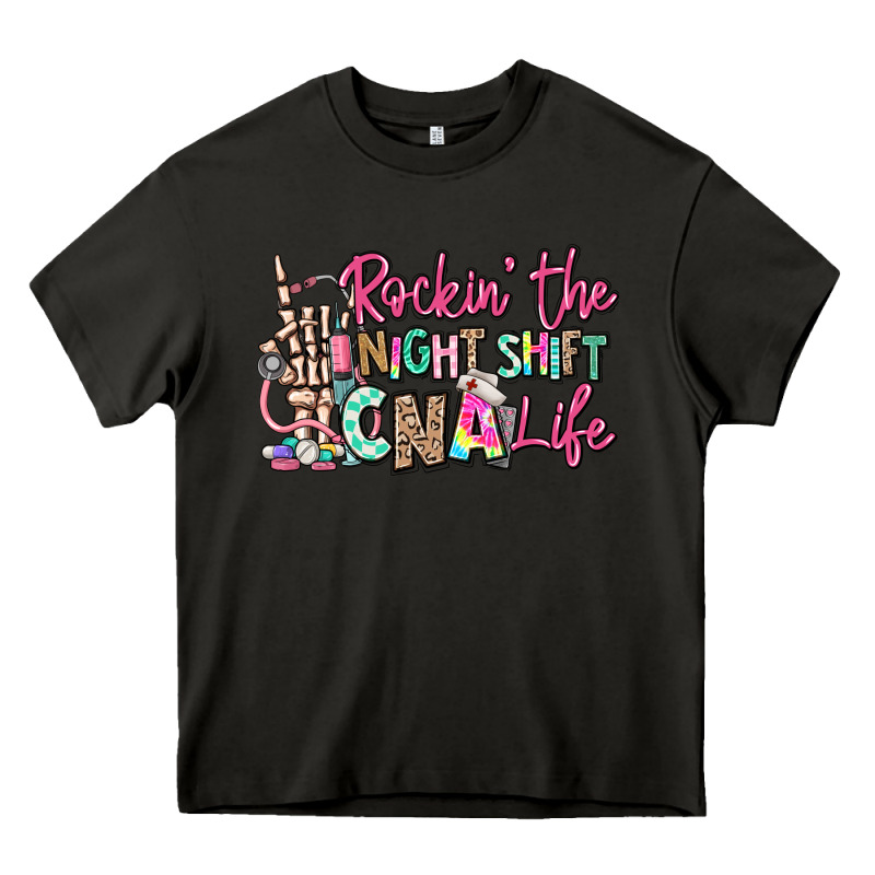 Rockin The Night Shift Cna Life Heavy Core Tee by RanaPortraitStore | Teevron