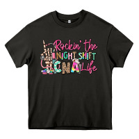 Asphalt rockin the night shift cna life Heavy Core Tee - RanaPortraitStore
