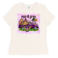 Bone Mardi Gras with gnomies tumbler Ladies Tee - HowdyJamesFarm
