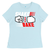 Baby Blue shake and bake tees Ladies Tee - artisFamous