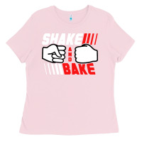 Bubblegum Pink shake and bake tees Ladies Tee - artisFamous