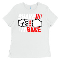 White shake and bake tees Ladies Tee - artisFamous