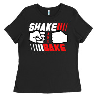 Black shake and bake tees Ladies Tee - artisFamous