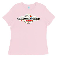 Bubblegum Pink daytona speedway Ladies Tee - artisFamous