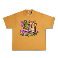 Peanut Butter Louisiana LA Mardi Gras Urban Heavy Tee - FaDigitalArtStudio