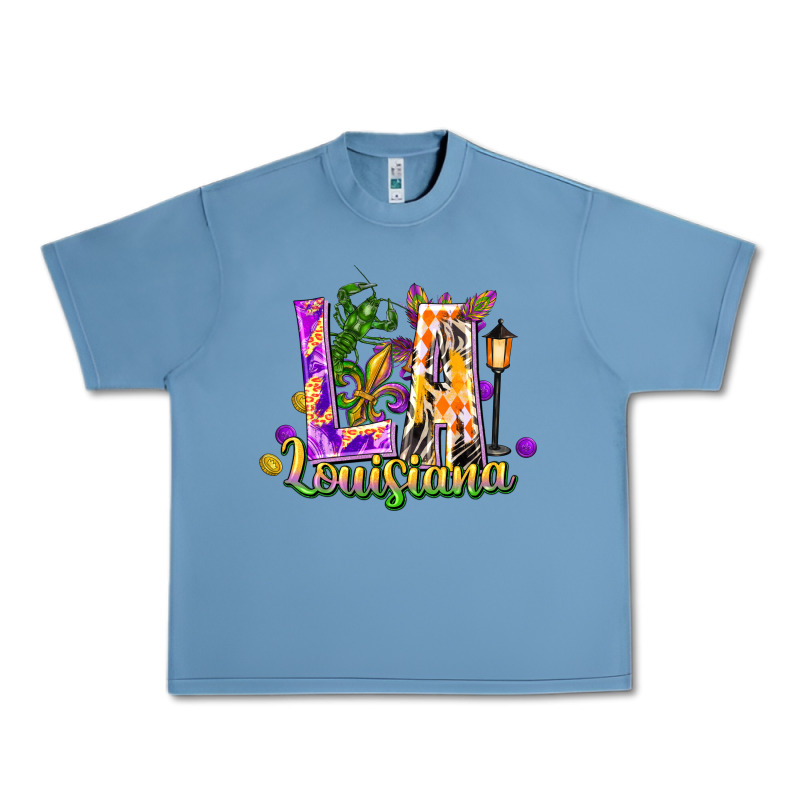 Louisiana La Mardi Gras Urban Heavy Tee by FaDigitalArtStudio | Teevron