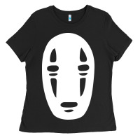 Black noface spirited away halloween Ladies Tee - artisFamous