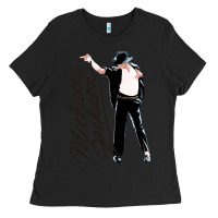 Black Michael Jackson Ladies Tee - artisFamous