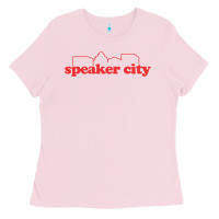 Bubblegum Pink speaker city Ladies Tee - artisFamous