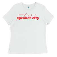 White speaker city Ladies Tee - artisFamous