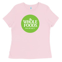Bubblegum Pink Whole Foods Market Ladies Tee - artisFamous