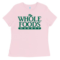Bubblegum Pink Whole Foods Market Ladies Tee - artisFamous