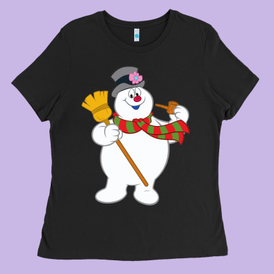 Frosty The Snowman New Sku Ladies Tee Designed By Artisfamous