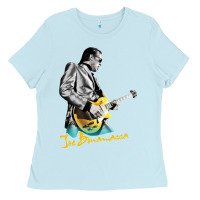 Baby Blue bonamassa guitar Ladies Tee - artisFamous