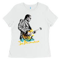 White bonamassa guitar Ladies Tee - artisFamous