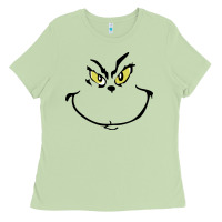 Matcha Grinch Face Ladies Tee - artisFamous