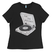 Black for the record Ladies Tee - artisFamous