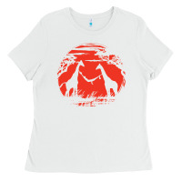 White giraffe Ladies Tee - artisFamous