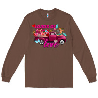 Chestnut Loads of love valentine's day truck Long Sleeve Tee - FaDigitalArtStudio