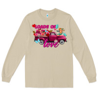 Loads Of Love Valentine's Day Truck Long Sleeve Tee | Teevron