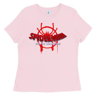 Bubblegum Pink into the spider verse film Ladies Tee - artisFamous