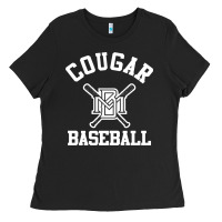 Black blue mountain cougars club Ladies Tee - artisFamous