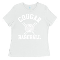 White blue mountain cougars club Ladies Tee - artisFamous