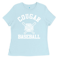 Baby Blue blue mountain cougars club Ladies Tee - artisFamous