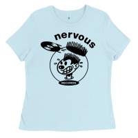 Baby Blue records Ladies Tee - artisFamous