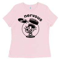 Bubblegum Pink records Ladies Tee - artisFamous