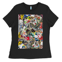Black sneaker searth Ladies Tee - artisFamous