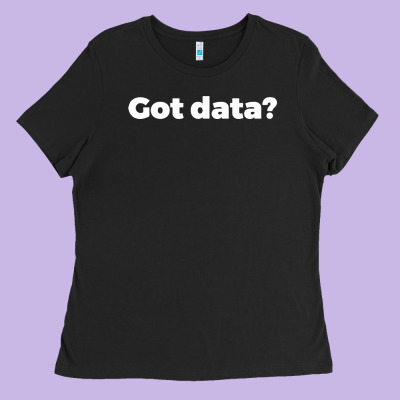 Data Science Humor White Ladies Tee Designed By Artisfamous