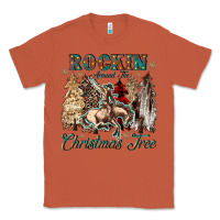 Copper rockin around the christmas tree Classic Tee - CowGirlArtShop