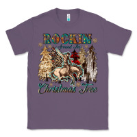Lavender rockin around the christmas tree Classic Tee - CowGirlArtShop
