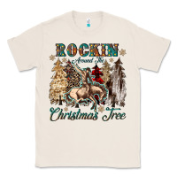 Natural rockin around the christmas tree Classic Tee - CowGirlArtShop