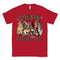 Red rockin around the christmas tree Classic Tee - CowGirlArtShop