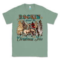 Sage rockin around the christmas tree Classic Tee - CowGirlArtShop