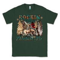 Sports Green rockin around the christmas tree Classic Tee - CowGirlArtShop