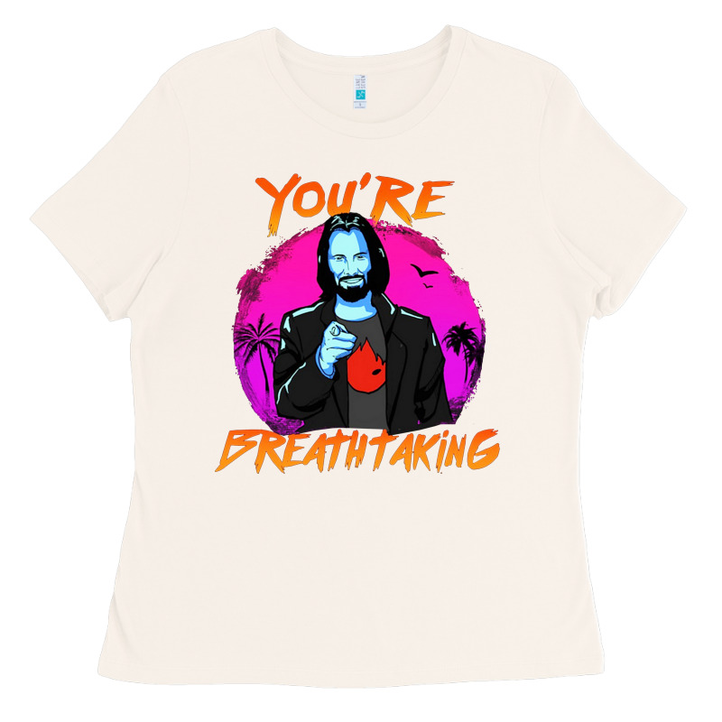 You Are Breathtaking Keanu Reeves Actor Ladies Tee by artisFamous | Teevron