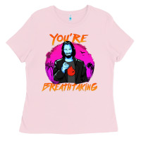 Bubblegum Pink you are breathtaking keanu reeves actor Ladies Tee - artisFamous