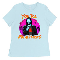 Baby Blue you are breathtaking keanu reeves actor Ladies Tee - artisFamous