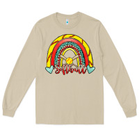 Mushroom Softball Rainbow Long Sleeve Tee - RanaPortraitStore